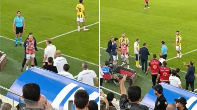 Fenerbahçe’de Kerem Aktürkoğlu’ndan Saha Kenarında Çılgınlık