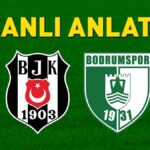 Beşiktaş – Bodrum FK maçı öncesi son gelişmeler! Olası 11 kişi açıklandı…