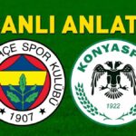 Fenerbahce, sezonun son maçında Konyaspor’a ev sahipliği yapıyor! Olası 11 …