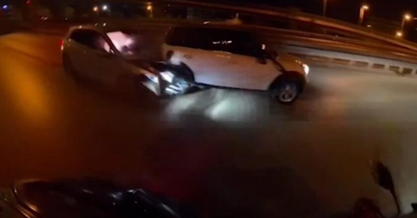 Kask Kamerasında Kadıkön’de trafik kazası