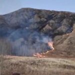 Erzurum’da dehşet veren örtü yangını!