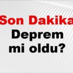 Son Dakika: Deprem Oldu mu? 10 Aralık 2025’te İstanbul, Ankara, İzmir ve Diğer İllerdeki Son Gelişmeler
